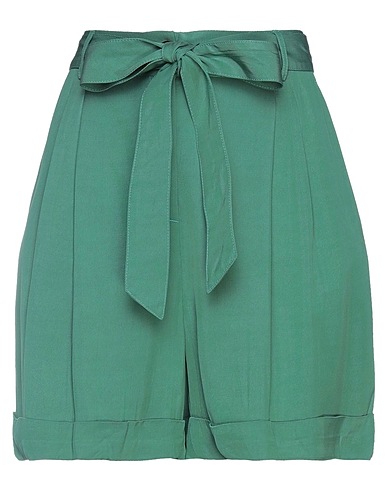 LIU •JO Shorts & Bermuda Verde 100% Viscosa