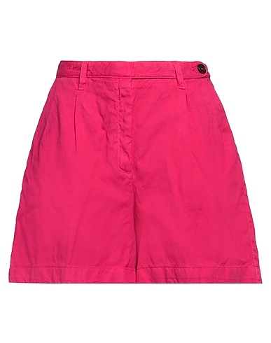 MASSIMO ALBA Shorts & Bermuda Fuchsia 72% Cotton, 28% Linen