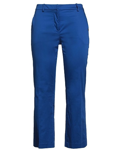 EMMA & GAIA Casual trouser Blue 97% Cotton, 3% Elastane