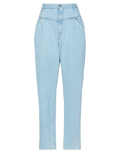 (+) PEOPLE Denim trousers Blue 100% Cotton