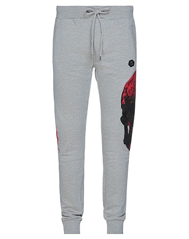 PHILIPP PLEIN Casual trouser Grey 100% Cotton