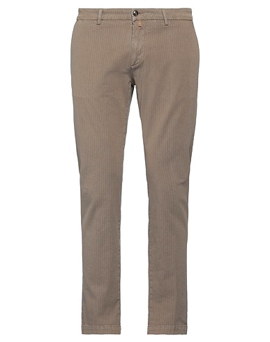 BRIGLIA 1949 Casual trouser Khaki 98% Cotton, 2% Elastane