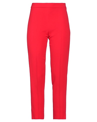 EMPORIO ARMANI Casual trouser Red 50% Viscose, 47% Acetate, 3% Elastane