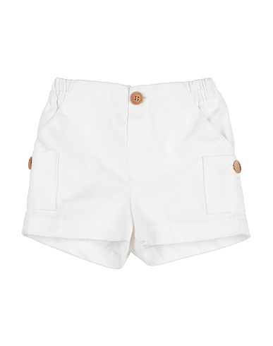 FINA EJERIQUE ショートパンツ＆バミューダパンツ ホワイト コットン 100%