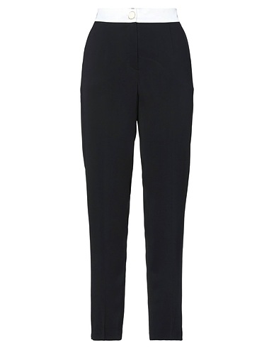 ANNA MOLINARI Pantalone Nero 97% Viscosa, 3% Elastan