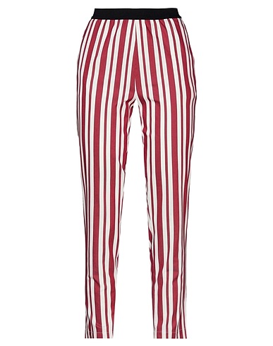 MYTHS Casual trouser Burgundy 74% Viscose, 22% Polyamide, 4% Elastane
