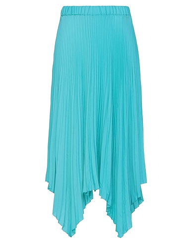 SOALLURE Midi skirt Turquoise 52% Polyester, 48% Rayon