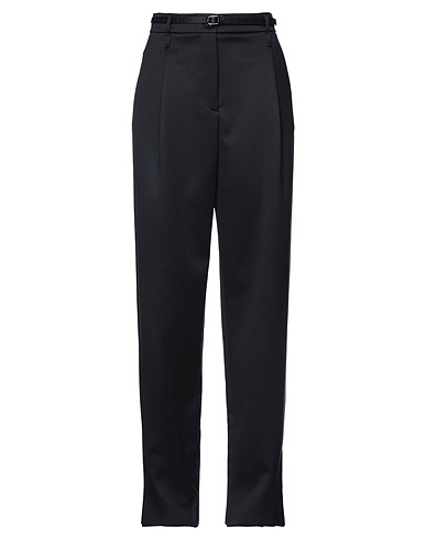 GIORGIO ARMANI Casual pants Black 100% Wool, Ovine leather