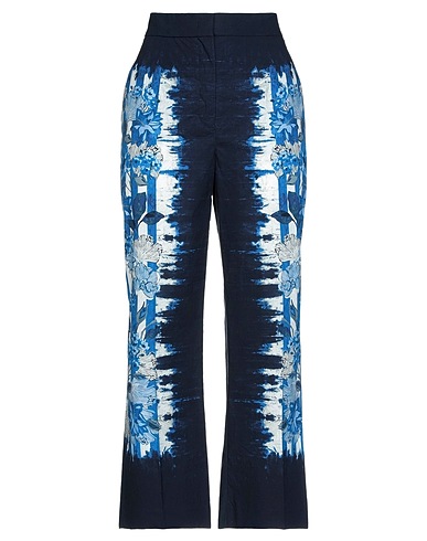 ALBERTA FERRETTI Casual trouser Midnight blue 100% Cotton