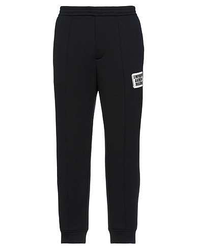 EMPORIO ARMANI Athletic pant Black 64% Polyester, 31% Viscose, 5% Elastane
