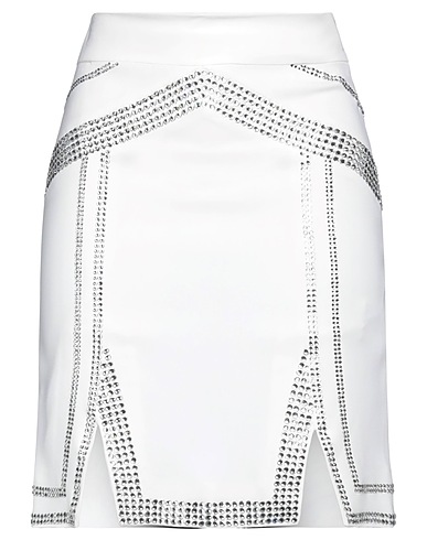 PHILIPP PLEIN Mini skirt 96% Viscose, 4% Elastane, Glass