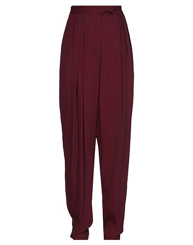 MALLONI Casual pants Burgundy 100% Viscose