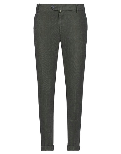FRANCO BELARDI Gubbio Pantalone Verde scuro 97% Cotone, 3% Elastan