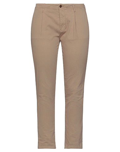 SIVIGLIA WHITE Casual pants Light brown 96% Cotton, 4% Elastane
