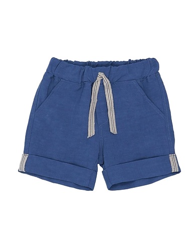 ALETTA Shorts & Bermuda Blue 60% Viscose, 40% Linen