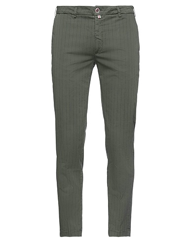 BARONIO Casual pants Military green 97% Cotton, 3% Elastane