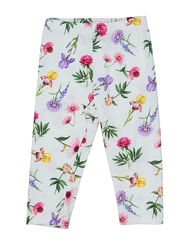 MONNALISA Leggings White 95% Cotton, 5% Elastane