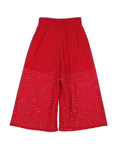 MONNALISA Pantalone Rosso 100% Cotone