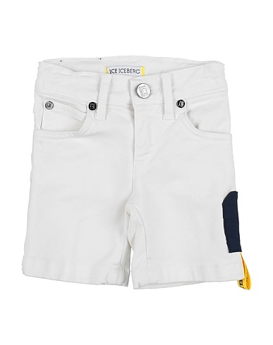 ICE ICEBERG Shorts & Bermuda White 98% Cotton, 2% Elastane