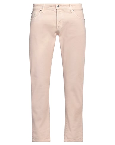 MESSAGERIE Casual trouser Ivory 98% Cotton, 2% Elastane
