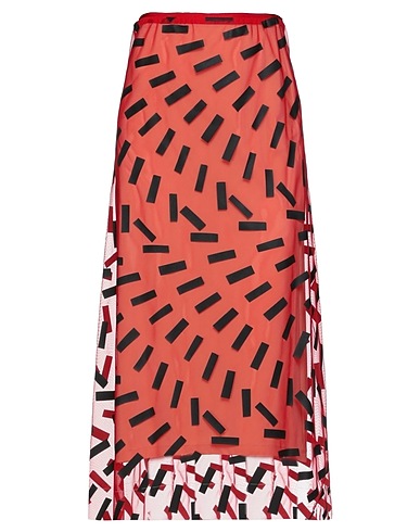 MAISON MARGIELA Midi skirt Red 84% Polyamide, 16% Elastane