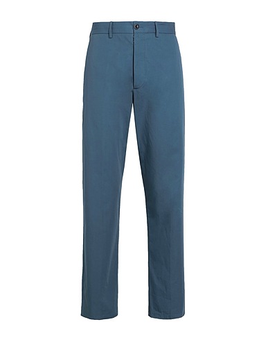 MAISON MARGIELA Casual trouser Slate blue 100% Cotton