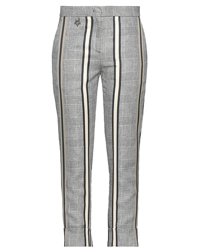 LORENA ANTONIAZZI Casual pants Midnight blue 84% Linen, 16% Cotton