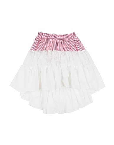 MONNALISA Skirt Magenta 100% Cotton, Polyamide, Elastane