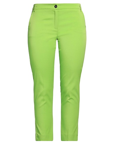 EMME by MARELLA Pantalone Verde lime 78% Poliestere, 19% Viscosa, 3% Elastan