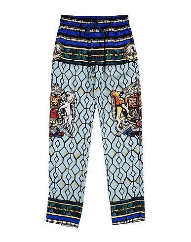 DOLCE&GABBANA Casual trouser Blue 100% Silk