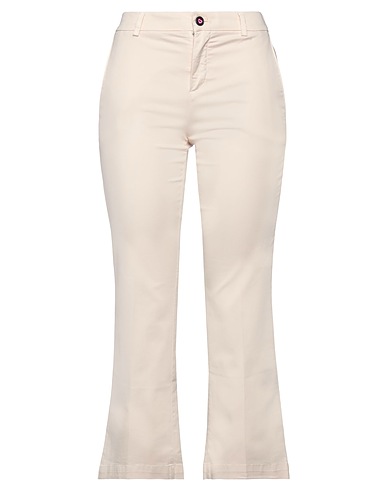 I LOVE MP Casual trouser Beige 98% Cotton, 2% Elastane