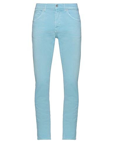 DONDUP Denim trousers Sky blue 98% Cotton, 2% Elastane