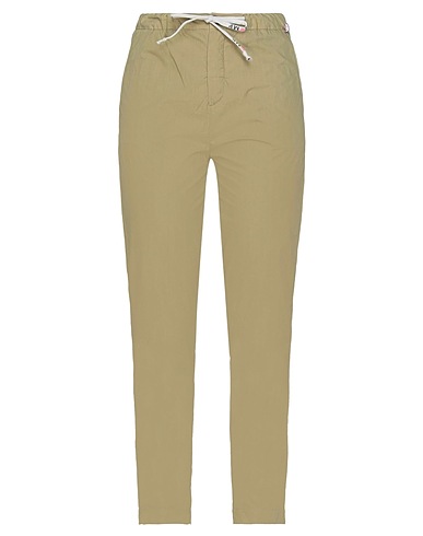 I LOVE MP Pantalone Verde militare 100% Cotone