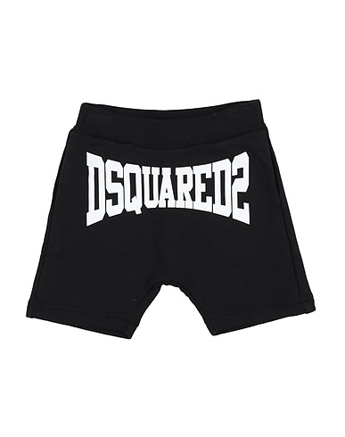 DSQUARED2 Shorts & Bermuda Black 100% Cotton, Elastane