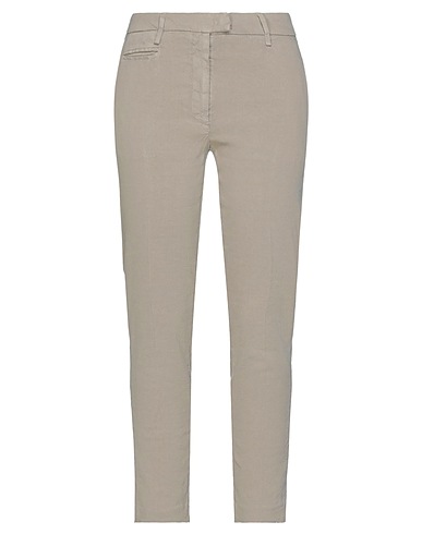 DONDUP Casual trouser Khaki 54% Linen, 43% Lyocell, 3% Elastane
