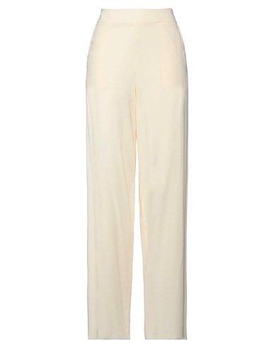 LIVIANA CONTI Casual pants Beige 95% Viscose, 5% Elastane