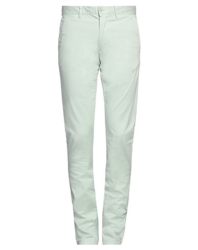 TOMMY HILFIGER Casual pants Light green 98% Cotton, 2% Elastane