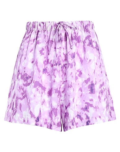 FAITHFULL Shorts & Bermuda LECHUZA SHORTS
 Purple 100% Linen