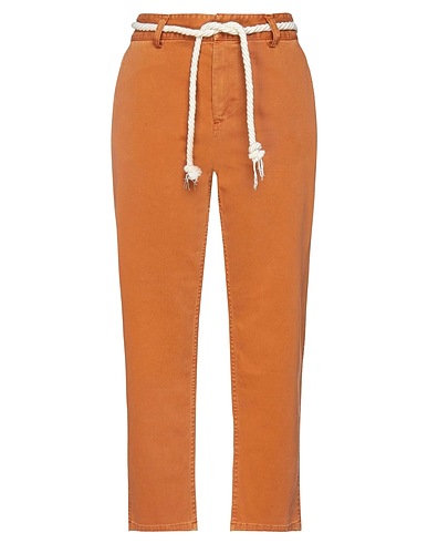 MERCI ITALIA Casual trouser Camel 98% Cotton, 2% Lycra®