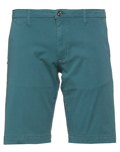 RECYCLED ART WORLD Shorts & Bermudas Aquamarin 98% Baumwolle, 2% Elastan