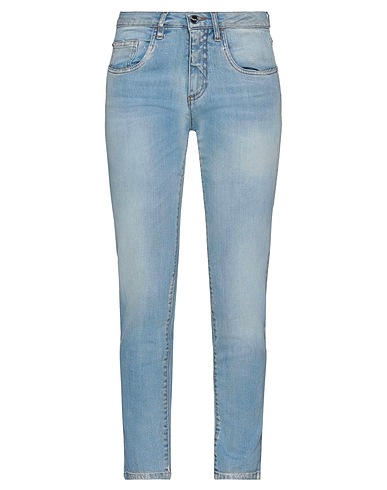 HAPPY 25® Denim trousers Blue 99% Cotton, 1% Elastane