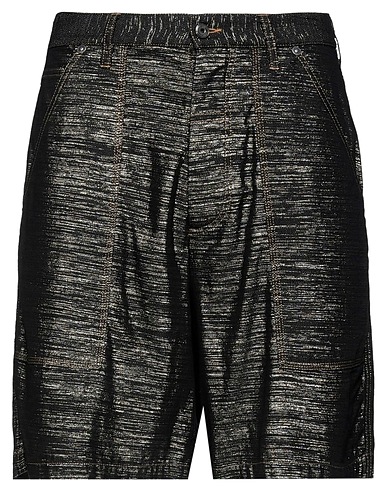 JUST CAVALLI Shorts & Bermuda Black 66% Cotton, 28% Viscose, 4% Polyester, 2% Polyamide