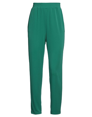 SEVENTY VENEZIA Casual trouser Green 94% Polyester, 6% Elastane