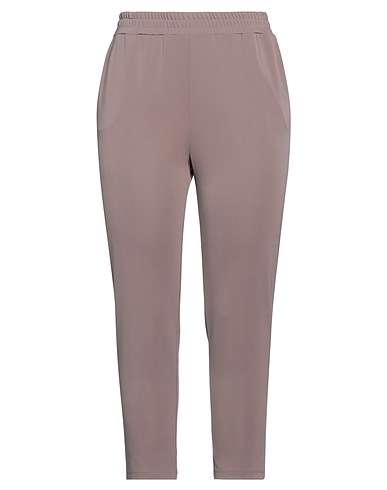 SEVENTY VENEZIA Casual trouser Khaki 94% Polyester, 6% Elastane