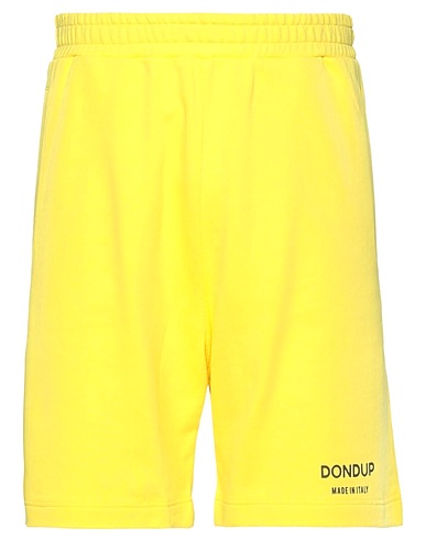 DONDUP Shorts & Bermuda Yellow 100% Cotton