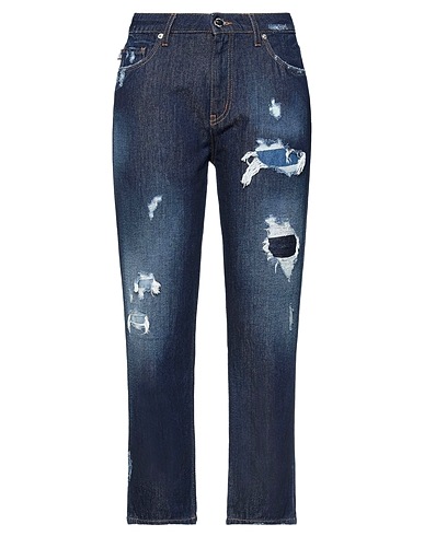 LOVE MOSCHINO Denim trousers Blue 100% Cotton
