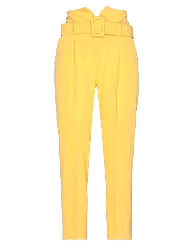 NORA BARTH Casual pants Yellow 95% Polyester, 5% Elastane
