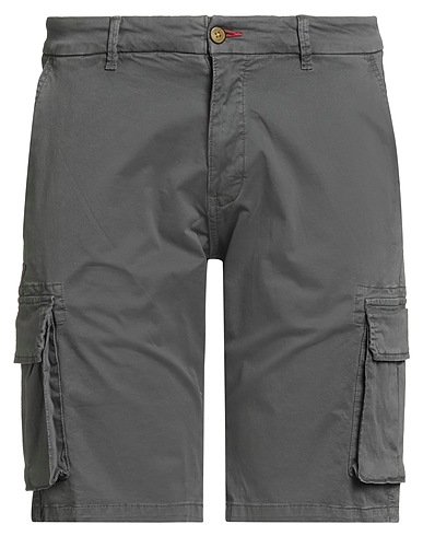 IMPURE Shorts & Bermuda Grey 98% Cotton, 2% Elastane