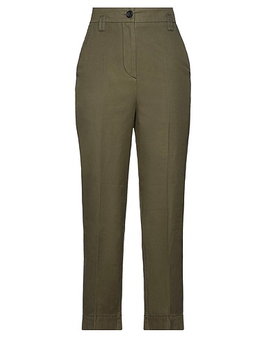 BRAG-WETTE Pantalone Verde militare 100% Cotone