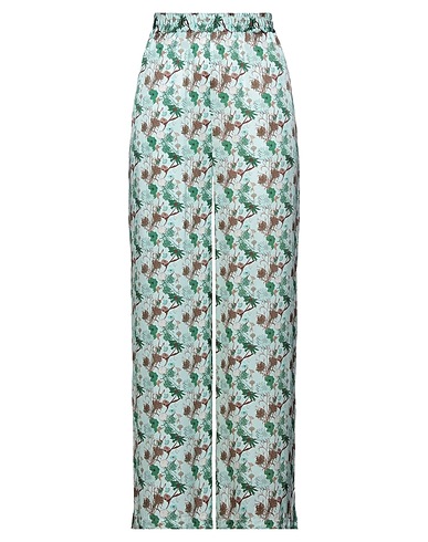 BALLANTYNE Casual trouser Light green 60% Viscose, 29% Silk, 11% Elastane